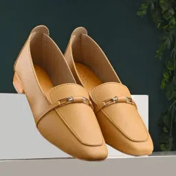 Clog London Women's Yellow Casual Loafers-picture-45