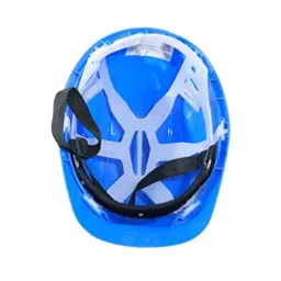 Rahul Professionals High Visibility Polyester and Plastic Blue & Orange Safety Helmet & Reflective Jacket Combo Free Size (Pack of 4) image 2