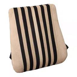 Auto Pearl Black & Beige Leather Car Cushion for Santro, NRCBR100-picture-46