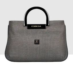 Esbeda Black Textured Medium Handbag-picture-4