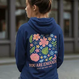 Dagcros Girls Printed Hooded Sweatshirt image 2
