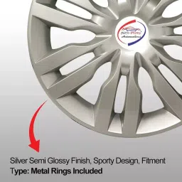 Auto Pearl R13 Press Type With Retention Ring PTAC390 Wheel Cover for Maruti Kwid 51.8 cm image 3