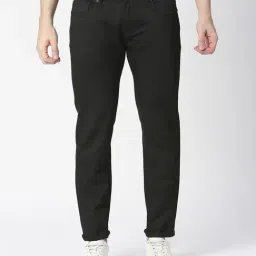Dragon Hill Black Slim Tapered Fit Jeans-picture-11