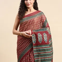 SHANVIKA Floral Pure Cotton Saree-picture-17