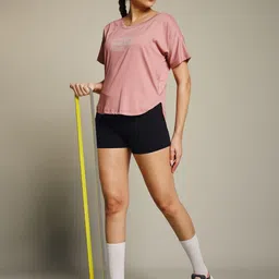 MKH Typography Printed Drop-Shoulder Sleeves Dri-FIT Relaxed Fit T-shirt image 2