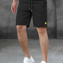 StyleCast x Revolte Men Solid Skinny Fit Low-Rise Outdoor Shorts-image-77