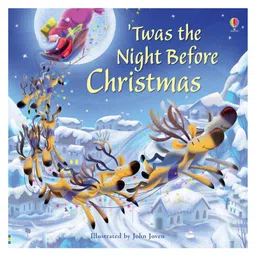 Usborne Twas the Night before Christmas story book by Lesley Sims-English.-picture-16