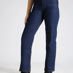 TARAMA Women Straight Fit High-Rise Stretchable Jeans image 4