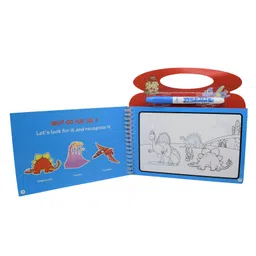 Asera Dinosaur Theme Reusable Magic Water Painting Book - Multicolor image 3