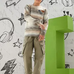 max Boys Striped Pullover image 3