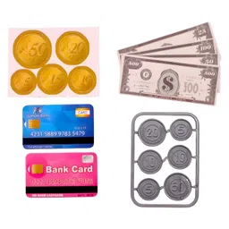 NEGOCIO Cartoon Crocodile Touch Screen LCD Calculator Pretend Play Vegetable Food Supermarket Toys Cash Register Toy- PACK OF 1- COLOR MAY VARY image 5