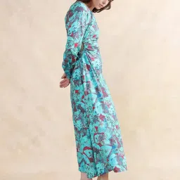 RAREISM Multi Viscose Printed Long Sleeves Dress image 3