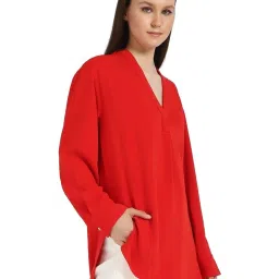 CALVIN KLEIN JEANS Women's Red Top image 3