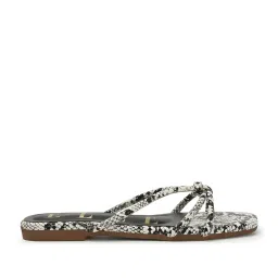 Elle Women's White Casual Sandals image 3