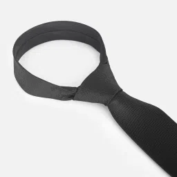 Van Heusen Grey Polyester Embroidered Tie image 3