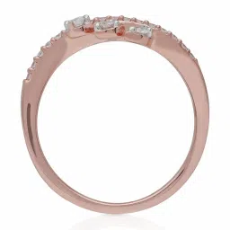 Malabar Gold and Diamonds 18k IGI Certified Diamond Rose Gold Ring for Women image 3