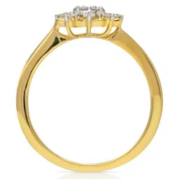 Malabar Gold and Diamonds 18k IGI Certified Diamond Yellow Gold Ring for Women image 3