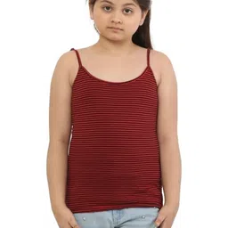 Dazico Girls Striped Non Padded Cotton Shoulder Strap Camisoles-picture-15