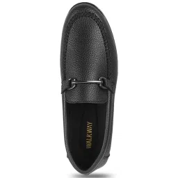Walkway Men's Black Casual Loafers image 3