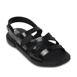 Zaxy Women's Vibes Fem Black Back Strap Sandals-picture-11