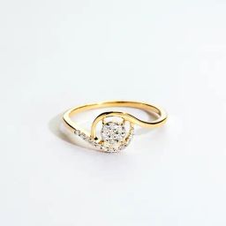 P.n.gadgil Jewellers 14k Gold Casual Diamond Rings For Women-picture-40