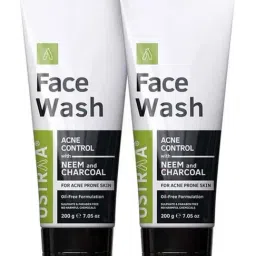 Ustraa Face Wash Acne Control with Neem & Charcoal (Set of 2)-image-5