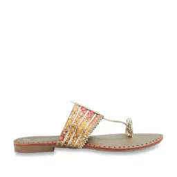Melange by Lifestyle Women's Pink Toe Ring Sandals-picture-25