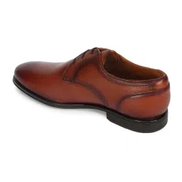 Louis Philippe Men's Brown Derby Shoes image 3