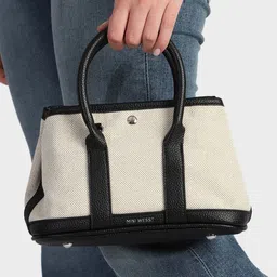 MINI WESST PU Structured Handheld Bag with Tasselled image 5