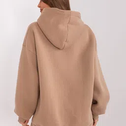 RAYACLOSET Women Printed Hooded Sweatshirt image 2