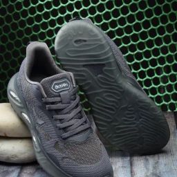 Action Men's Dark Grey Running Shoes-picture-25