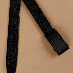 Code by Lifestyle Black Mens Formal Belt image 3