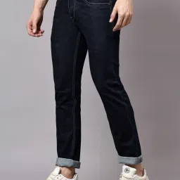 Cantabil Dark Blue Regular Fit Jeans image 3