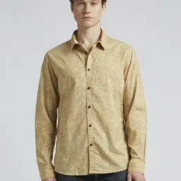 Pepe Jeans Khaki Cotton Regular Fit Printed Shirt-picture-39