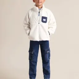 U.S. Polo Assn. Boys White Full Sleeves Summer Jacket-picture-16