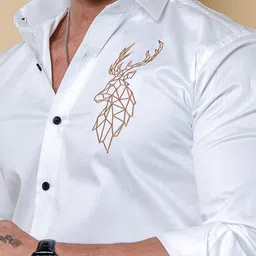 Foomer Men Standard Opaque Casual Shirt image 5