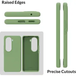Sprig Back Cover for VIVO V40E 5G (Green) image 3