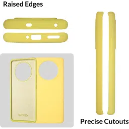 Sprig Liquid Silicone Back Cover for Realme Narzo 60 Pro 5G (Yellow) image 3