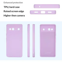 Sprig TPU Matte Back Cover for Google Pixel 7A 5G (Purple) image 3