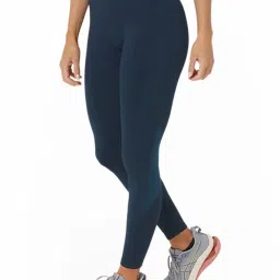 Asics French Blue Color-Block Sports Tights image 3