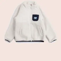 U.S. Polo Assn. Boys White Full Sleeves Summer Jacket image 5