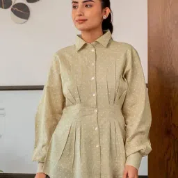 BInfinite Khaki Chambray Shirt-picture-12