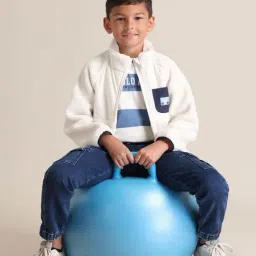 U.S. Polo Assn. Boys White Full Sleeves Summer Jacket image 3