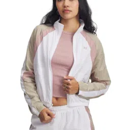 UNDER ARMOUR White Icon Crinkle Long Sleeves Jacket-image-7