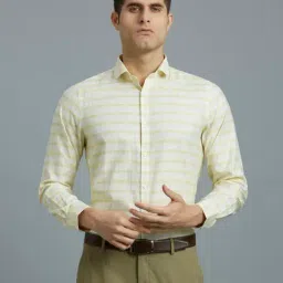 Reid & Taylor White Cotton Slim fit Checks Shirt-picture-22