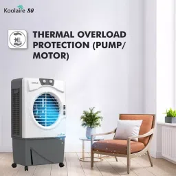 Havells Koolaire-80 Desert Air Cooler 80 L 190 W, White & Grey image 5
