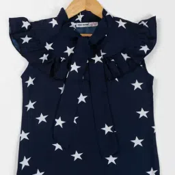 NINS MODA Kids Navy Printed Top-picture-40