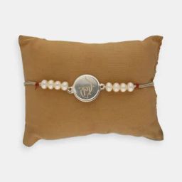 Sri Jagdamba Pearls 0.99 Sterling Silver Ram Thread Rakhi-picture-42
