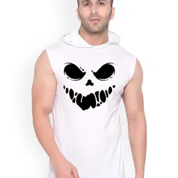 FABSTIEVE Printed Cotton Hooded Gym Vests GYM_Vest_print-4_GYM_Vest M-picture-15