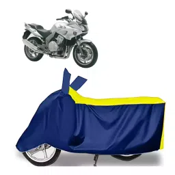 Auto Pearl Bike Cover for Honda CBF 1000 (Yellow & Blue)-picture-25